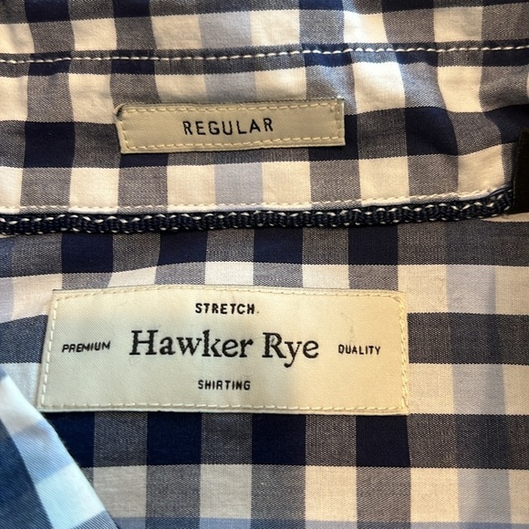 Hawker Rye Blue Checkered Men’s Casual Shirt - Picture 10 of 11